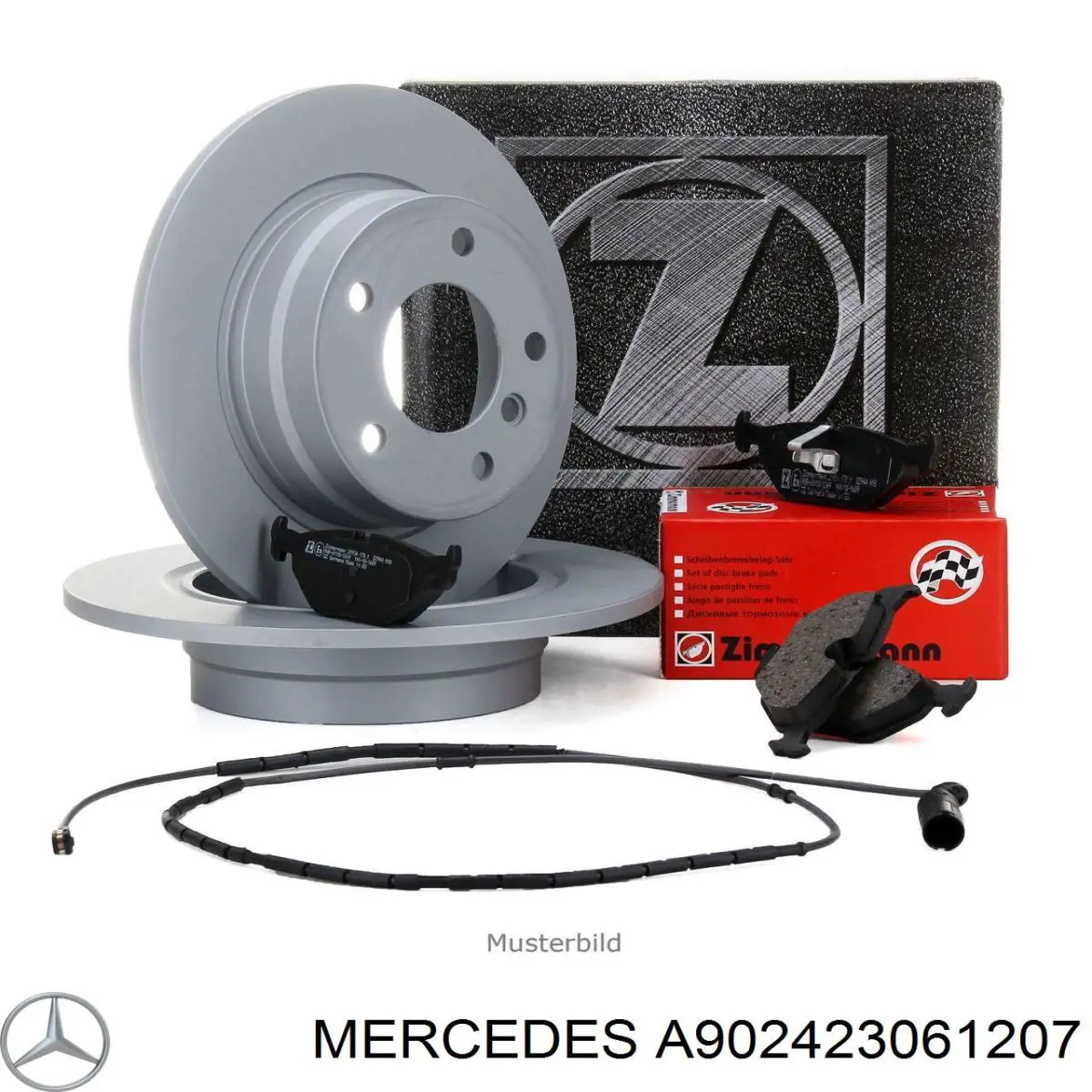 Гальмівні диски A902423061207 Mercedes