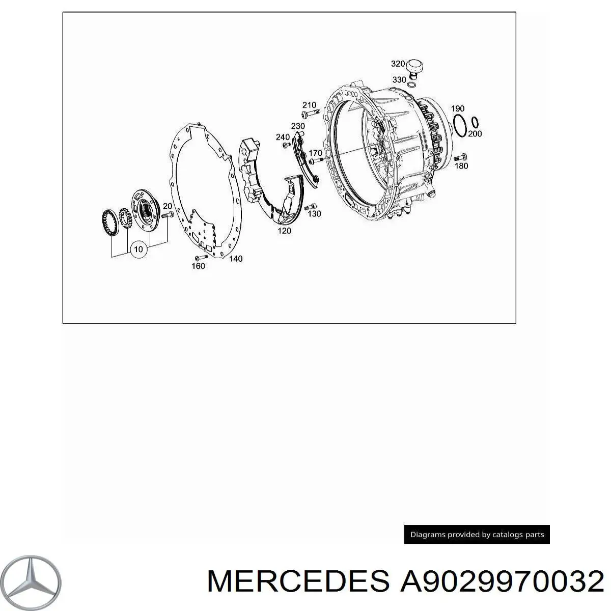 A9029970032 Mercedes Зливна пробка блоку циліндрів