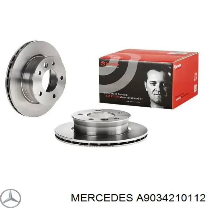 A9034210112 Mercedes диск гальмівний передній