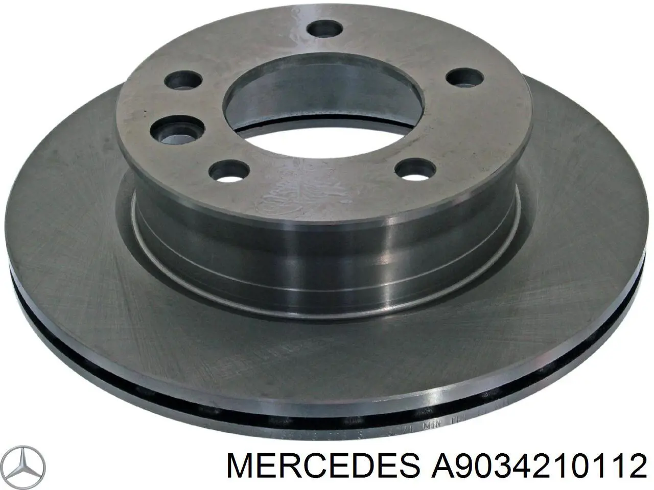 Диск переднього гальма Mercedes A9034210112 ціна, від 42.99 USD