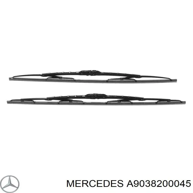 A9038200045 Mercedes щітка-двірник лобового скла, комплект з 2-х шт.