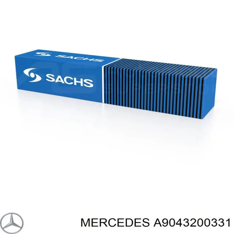 Купити A9043200331 Mercedes Стійка амортизатора задня