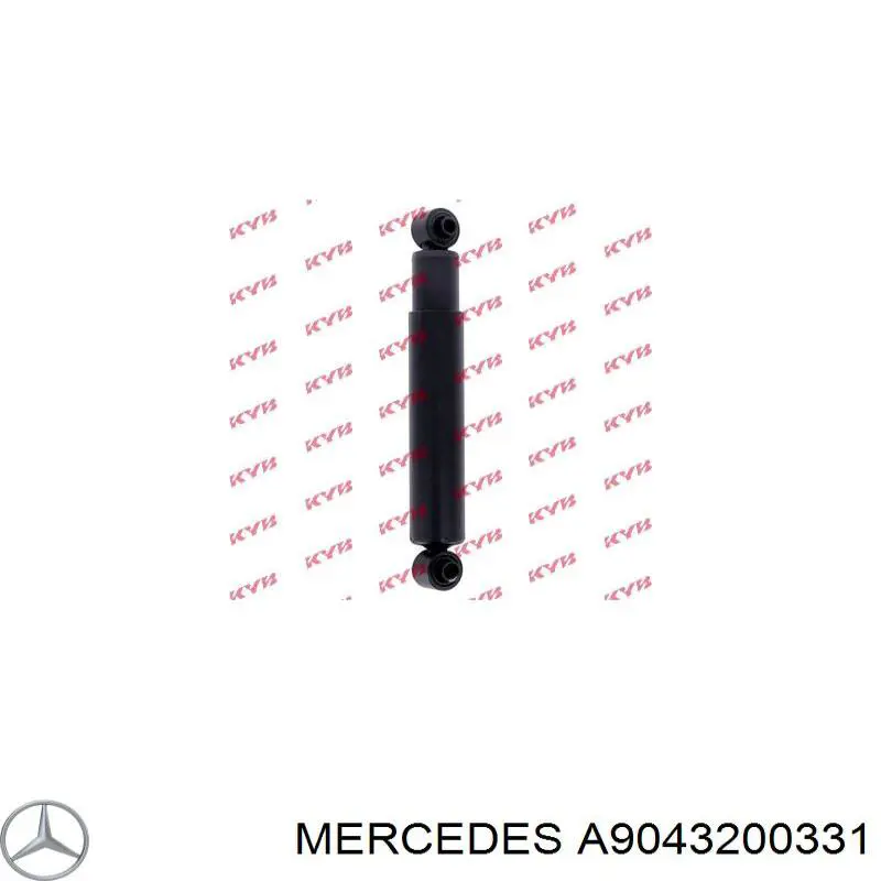 Амортизатор задній Mercedes A9043200331 ціна, від 50.29 USD