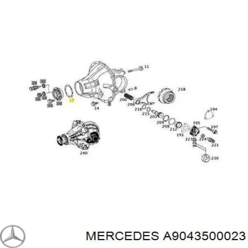 A9043500023 Mercedes 