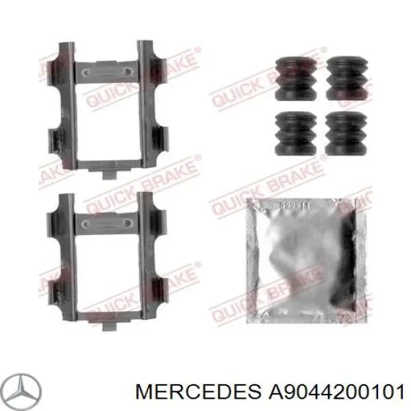 Супорт гальмівний передній лівий Mercedes A9044200101 ціна, від 52.31 USD