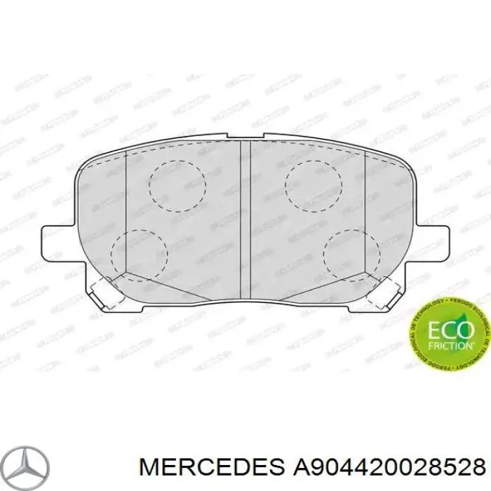 Трос стоянкового гальма задній правий Mercedes A904420028528 ціна, від 17.27 USD