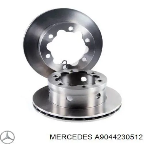 Гальмівні диски A9044230512 Mercedes