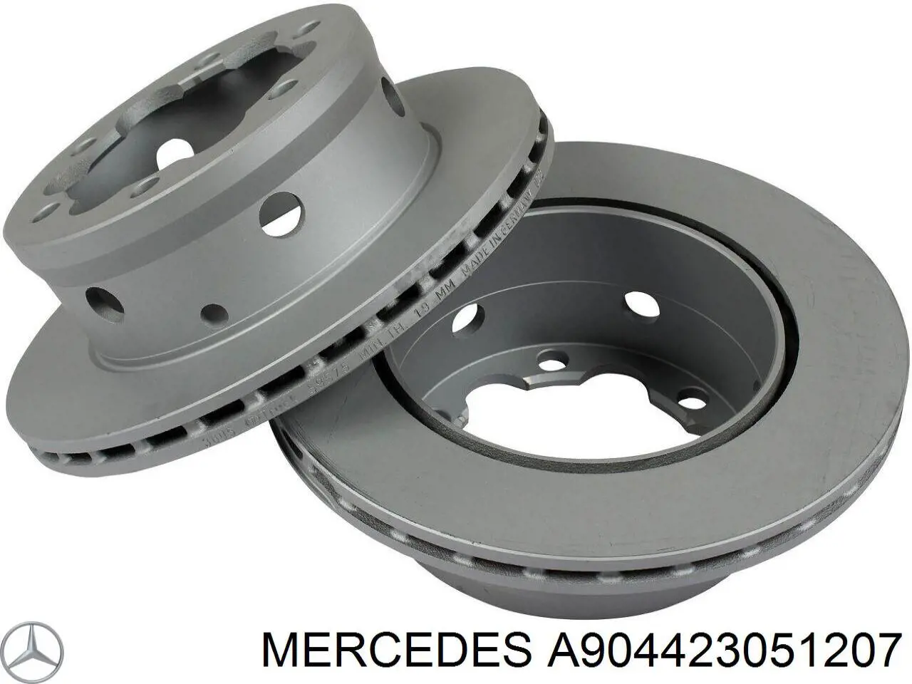 Задні дискові гальма Mercedes A904423051207 ціна, від 42.92 USD