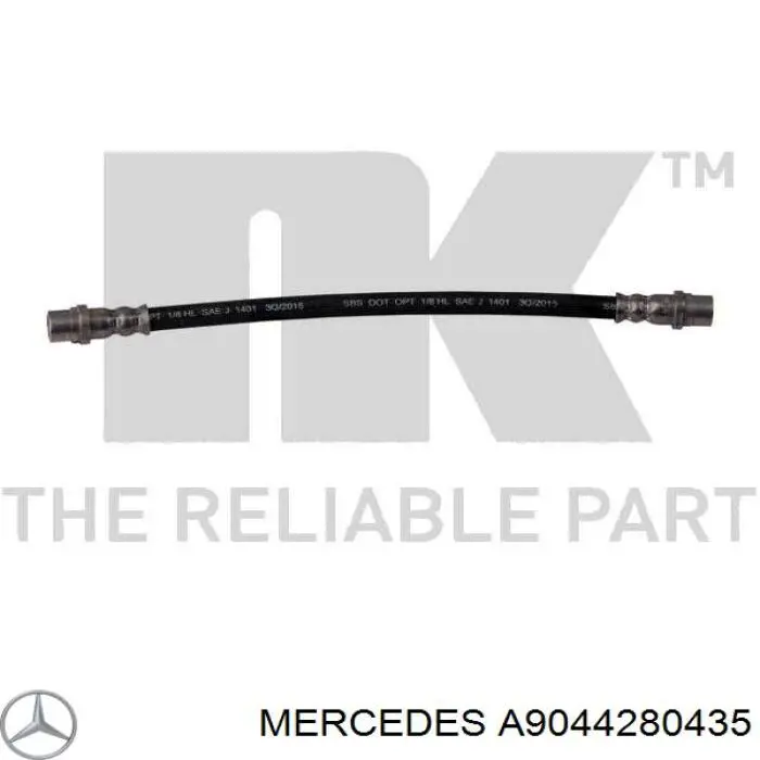 A9044280435 Mercedes Шланг гальмівний задній