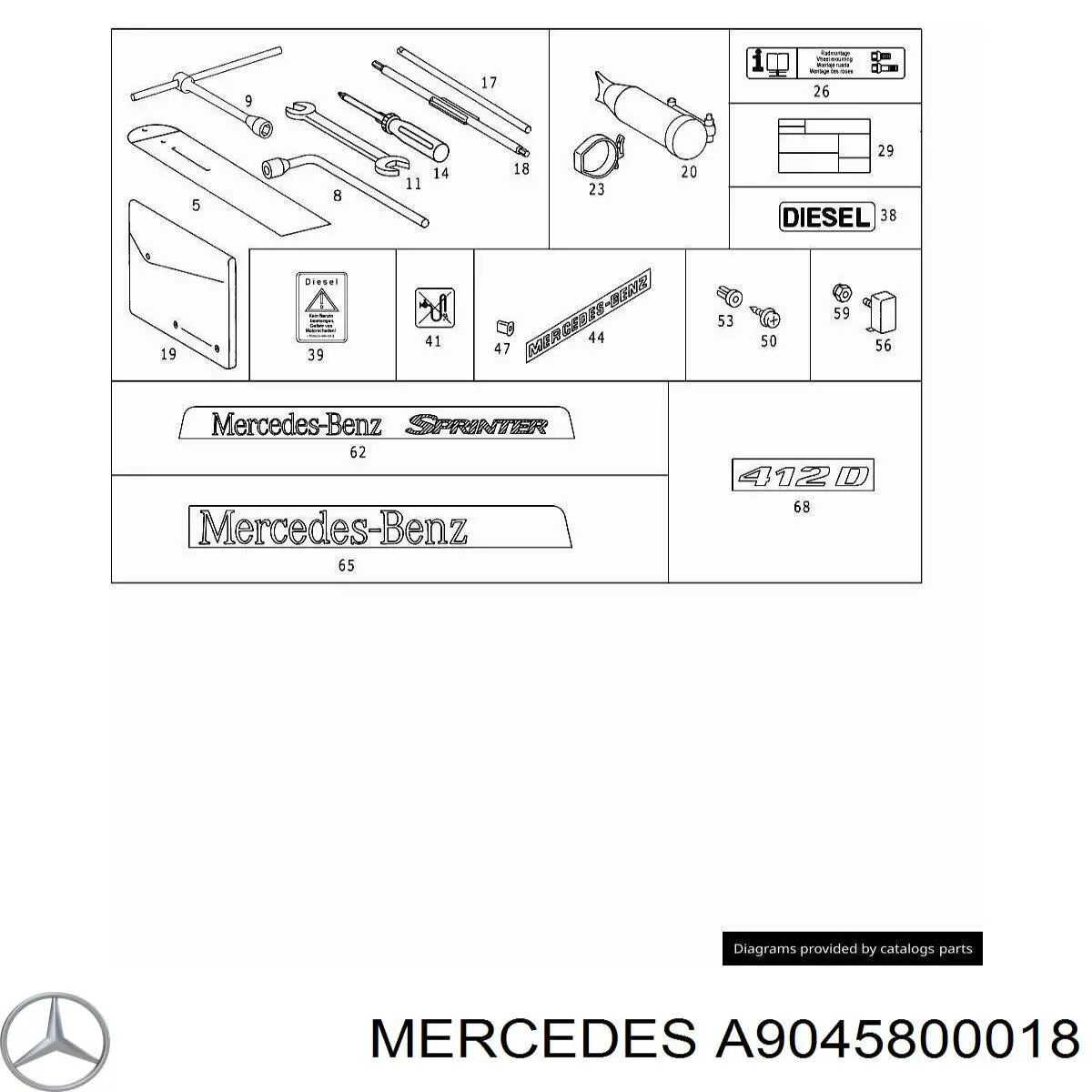  A9045800018 Mercedes