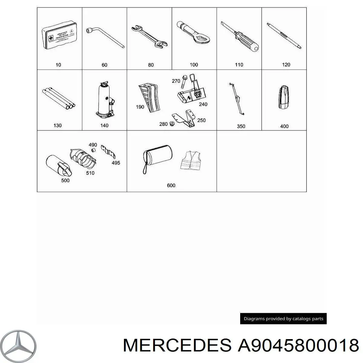 Домкрати Mercedes A9015800118 ціна, від 38.01 USD