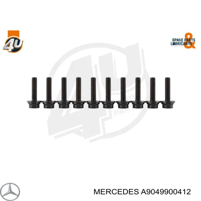Купити A9049900412 Mercedes Болт (шпилька) випускного колектора