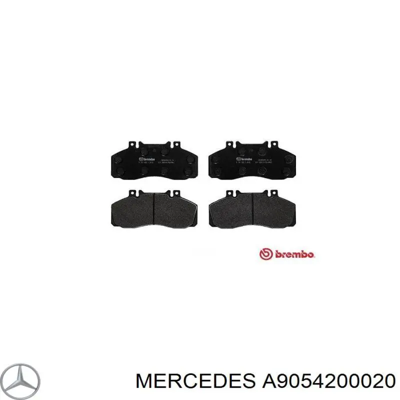 Купити A9054200020 Mercedes Задні колодки