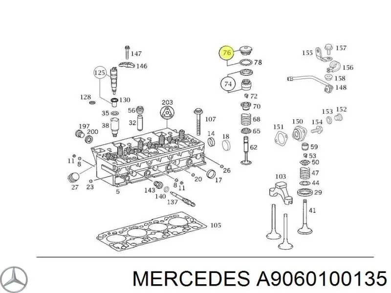  Mercedes A9060100135 ціна, від 17.87 USD