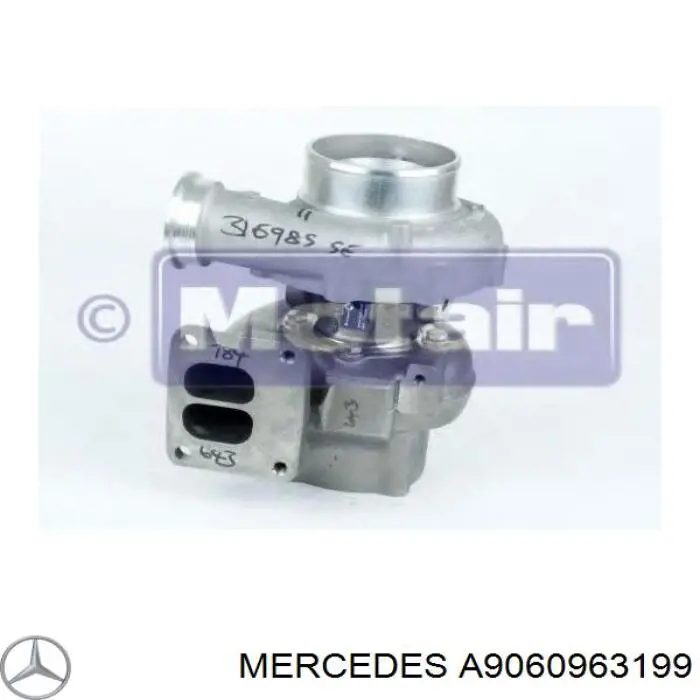 Турбіна Mercedes A9060963199 ціна, від 304.02 USD