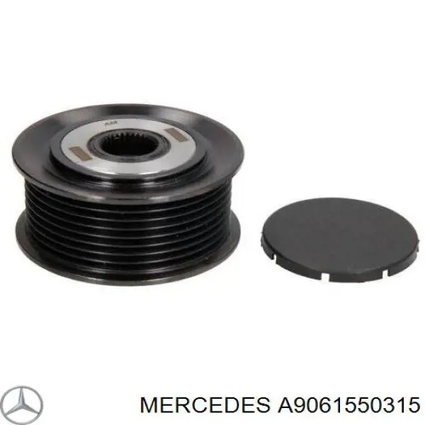 A9061550315 Mercedes шків генератора