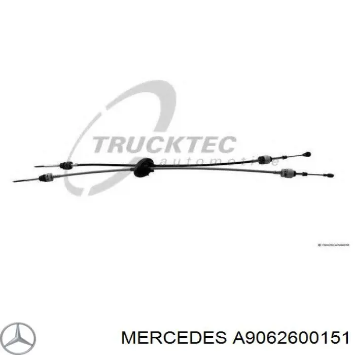 Трос перемикання передач, здвоєний Mercedes A9062600151 ціна, від 57.58 USD
