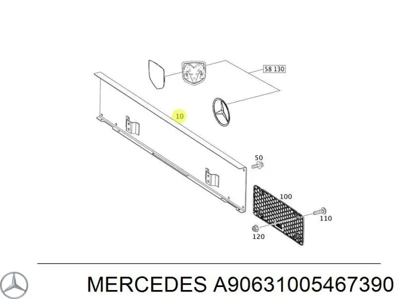  Mercedes A9063100546 ціна, від 217.89 USD