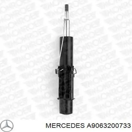 Стойка амортизатора передняя Mercedes A9063200733 ціна, від 56.48 USD