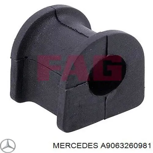 Втулка переднього стабілізатора A9063260981 Mercedes