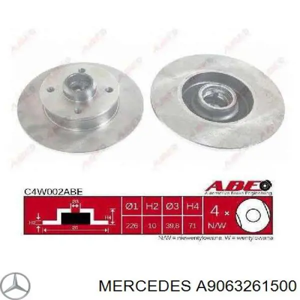A9063261500 Mercedes Амортизатори задні