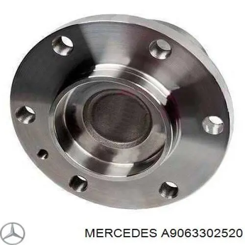 Купити A9063302520 Mercedes Вісь передня і поворотні кулаки