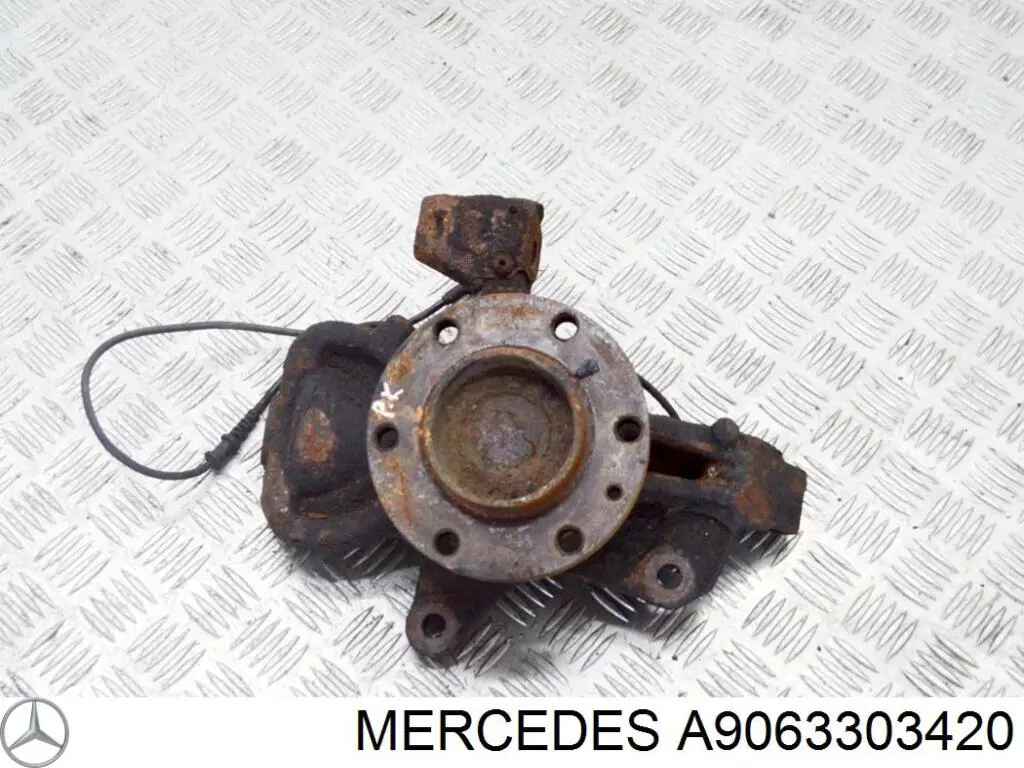 Цапфа поворотна ліва Mercedes A906330342028 ціна, від 50.56 USD