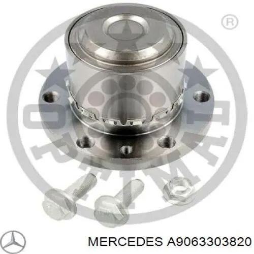 Купити A9063303820 Mercedes Цапфа - поворотний кулак передній, лівий