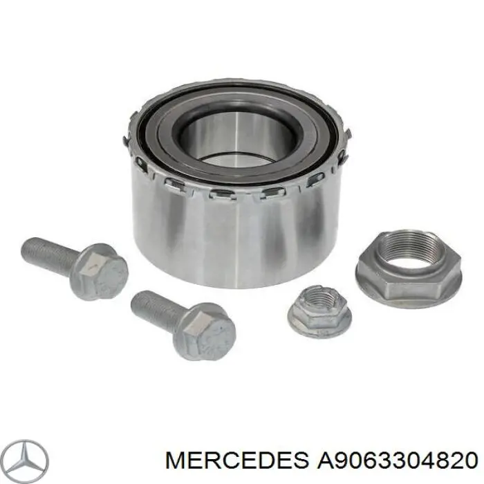 A9063304820 Mercedes Цапфа - поворотний кулак передній, правий