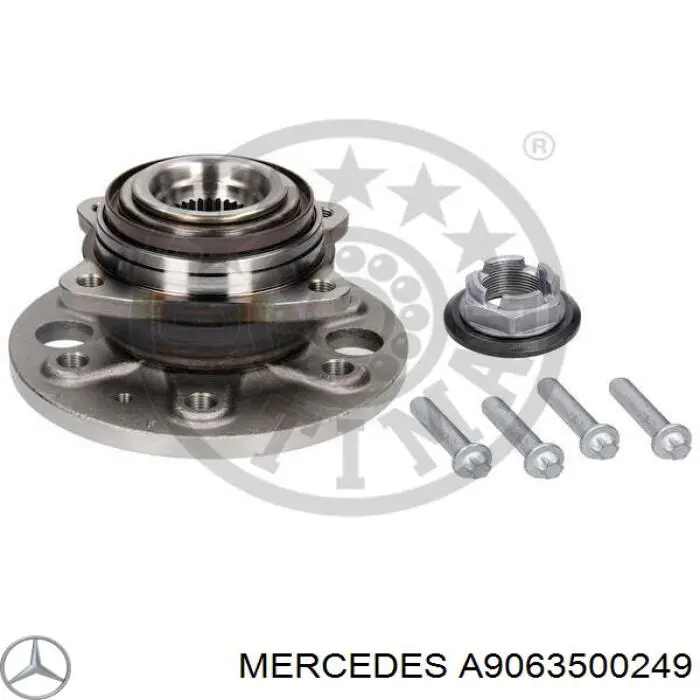 A9063500249 Mercedes Маточина задня