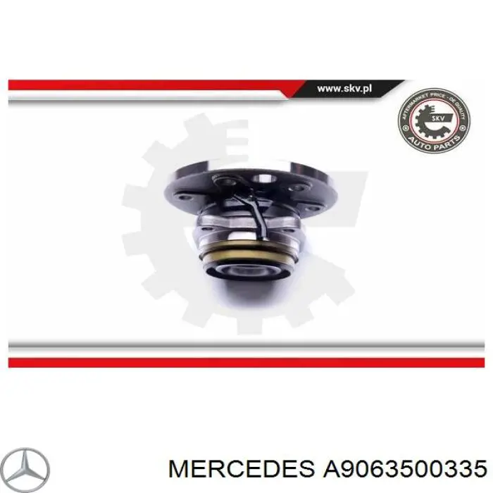 Купити A9063500335 Mercedes Підшипник ступиці колеса