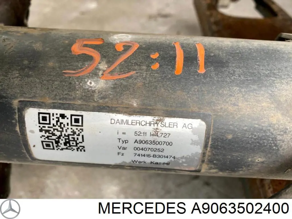 Купити A9063502400 Mercedes 