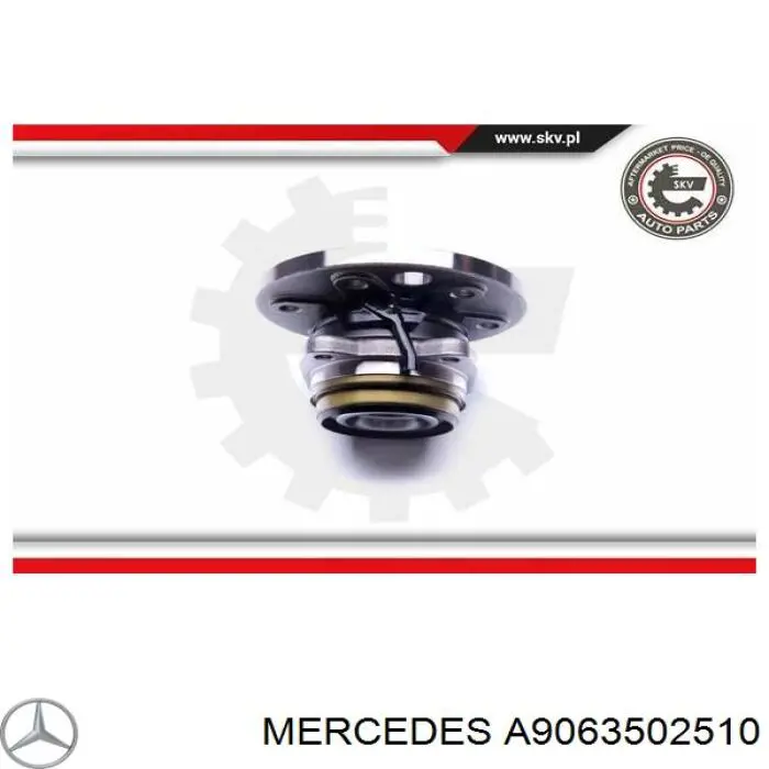 A9063502510 Mercedes Піввісь задня, права