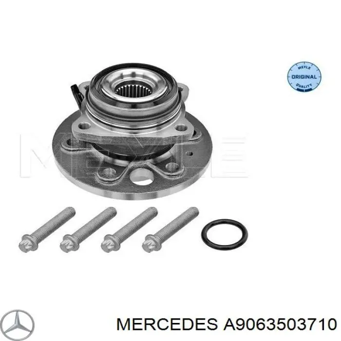Купити A9063503710 Mercedes Піввісь задня, ліва