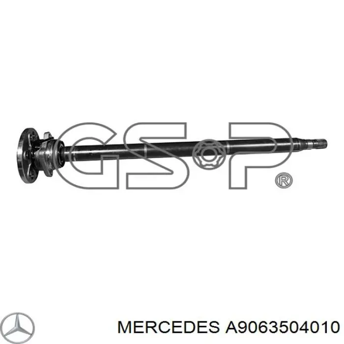 Купити A9063504010 Mercedes Піввісь задня, права