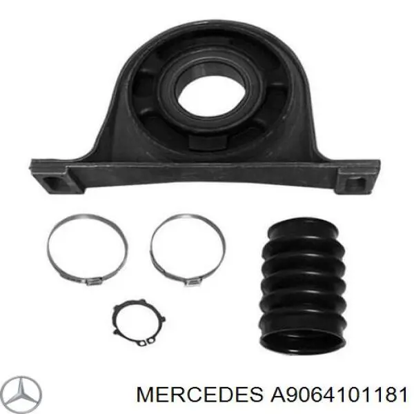 Підвісний підшипник карданного валу Mercedes A9064101181 ціна, від 50.36 USD