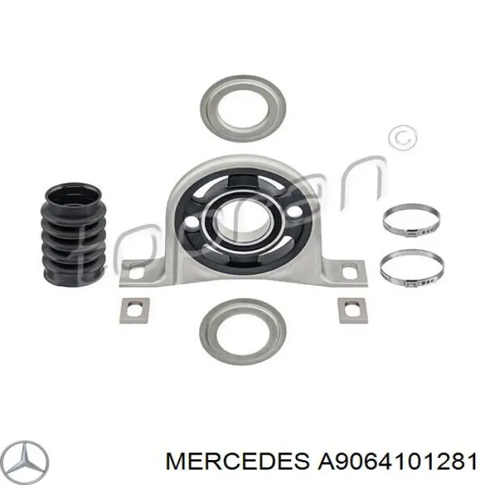 A9064101281 Mercedes підвісний підшипник карданного валу