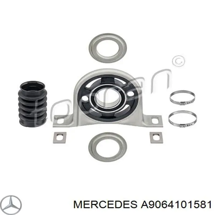 A9064101581 Mercedes підвісний підшипник карданного валу