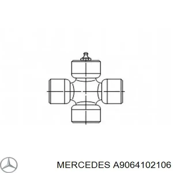 Вал карданний задній, у зборі Mercedes A9064102106 ціна, від 19.25 USD