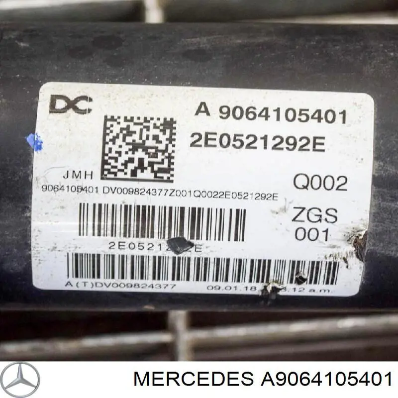 Вал карданний задній, передня частина A9064105401 Mercedes