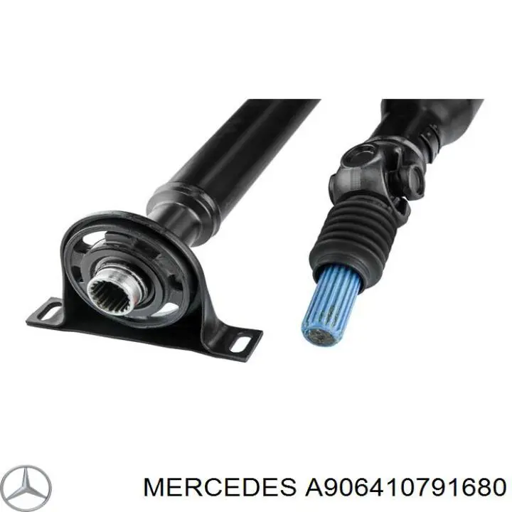 Вал карданний задній, задня частина A9064102716 Mercedes