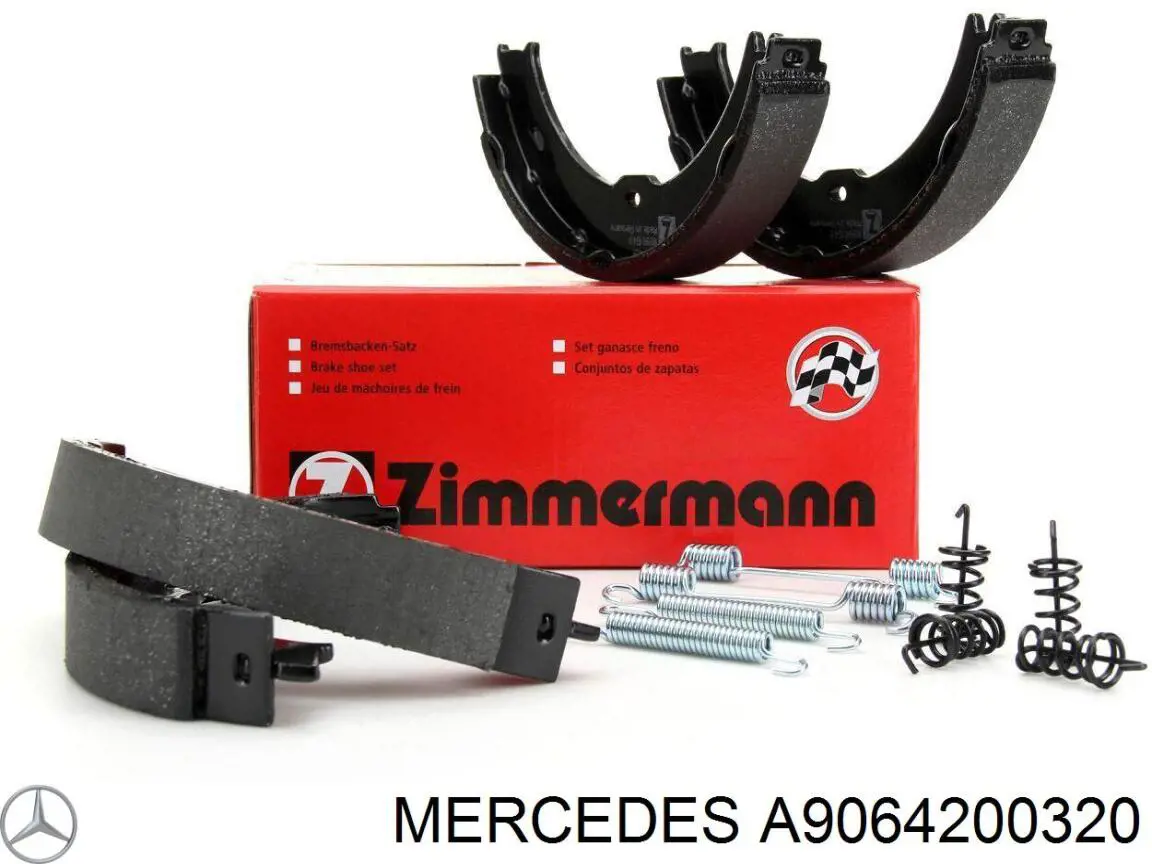 A9064200320 Mercedes Гальмівні колодки ручника
