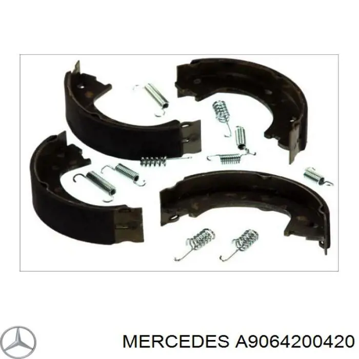 Колодки ручника A9064200420 Mercedes