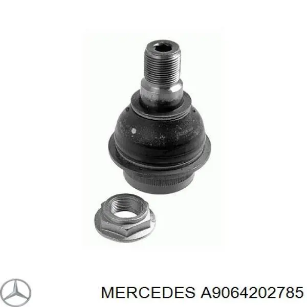 A9064202785 Mercedes трос ручного гальма передній