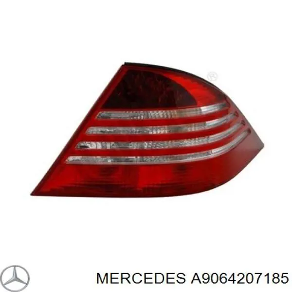 A9064207185 Mercedes Трос ручного гальма задній, правий/лівий