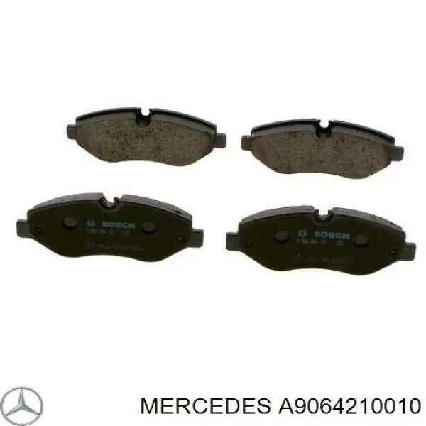 Гальмівні колодки Mercedes A9064210010 ціна, від 37.28 USD