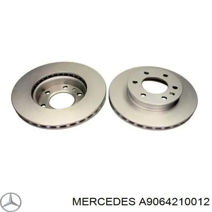 Диск переднього гальма Mercedes A9064210012 ціна, від 33.90 USD