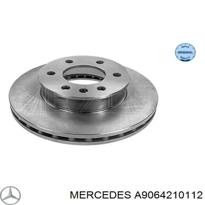 A9064210112 Mercedes диск гальмівний передній
