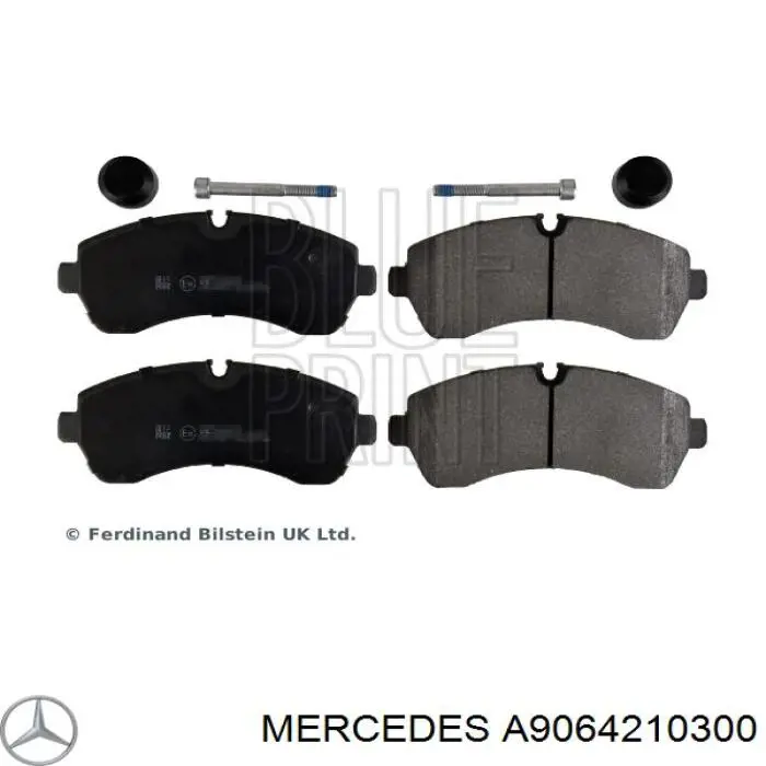 A9064210300 Mercedes колодки гальмівні передні, дискові