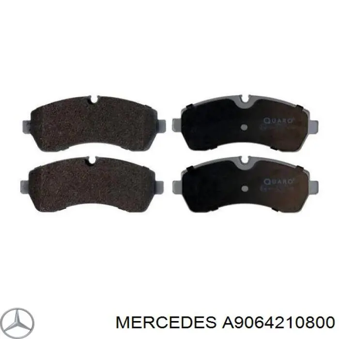 A9064210800 Mercedes Передні гальмівні колодки
